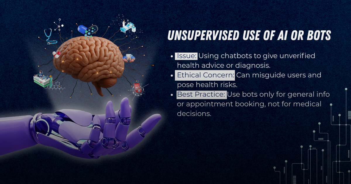 Unsupervised Use of AI or Bots