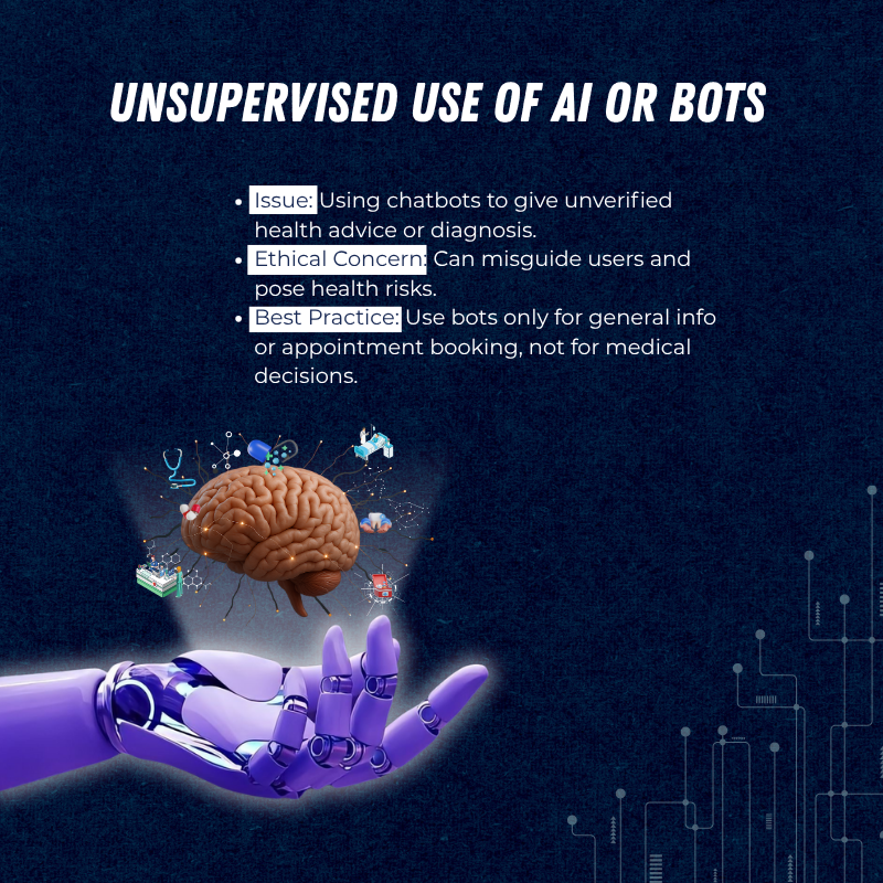 Unsupervised Use of AI or Bots